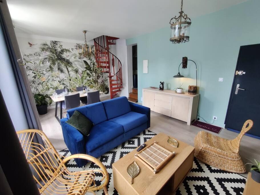 Le Tropica Appartement 2 Chambres, Plein Sud Centre Ville De Vitre Esterno foto